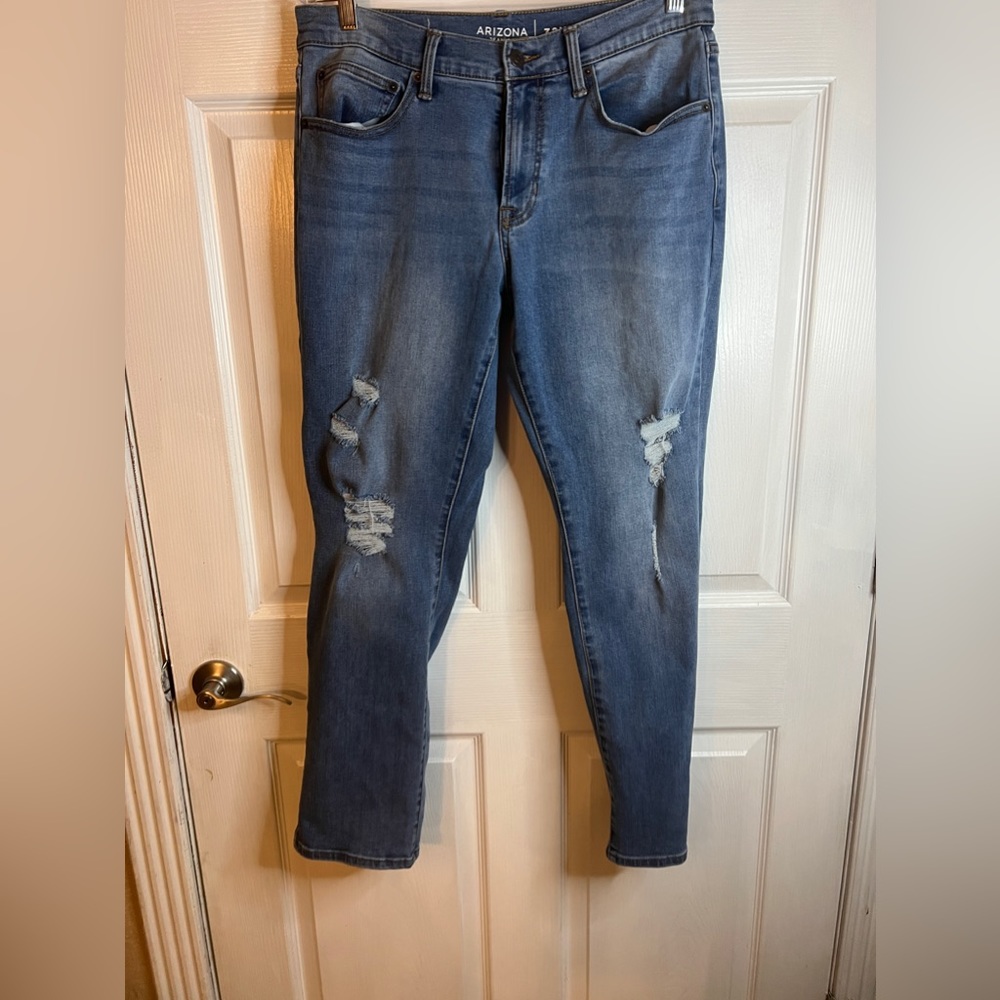 Arizona Men’s Jeans 30x32 Athletic Taper Leg Blue Denim Pants